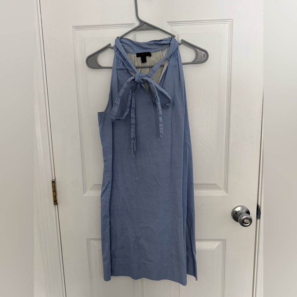 J. Crew Blue and White Dress